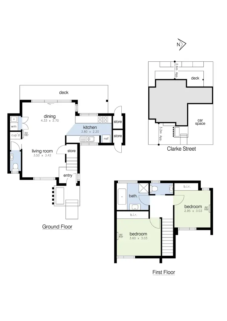 Floorplan of Homely house listing, 20 Clarke Street, West Footscray VIC 3012