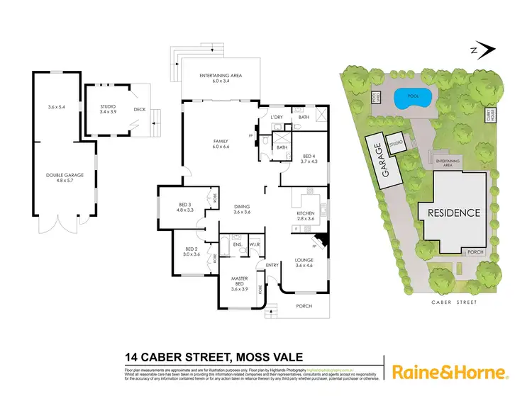 Floorplan of Homely house listing, 14 Caber Street, Moss Vale NSW 2577