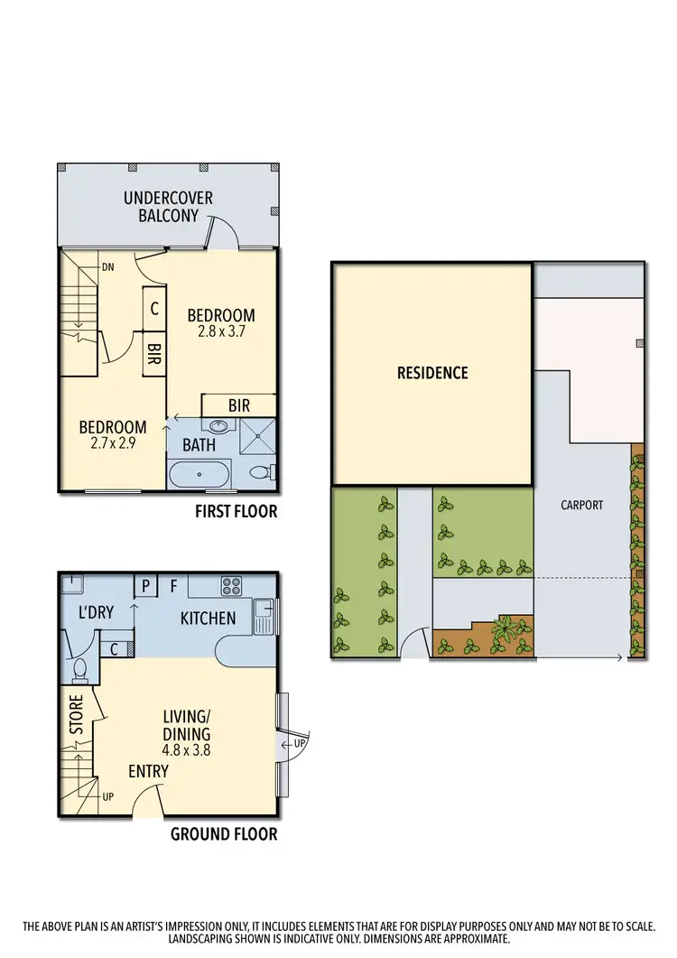 Floorplan of Homely townhouse listing, 7/1229 Glenhuntly Road, Carnegie VIC 3163