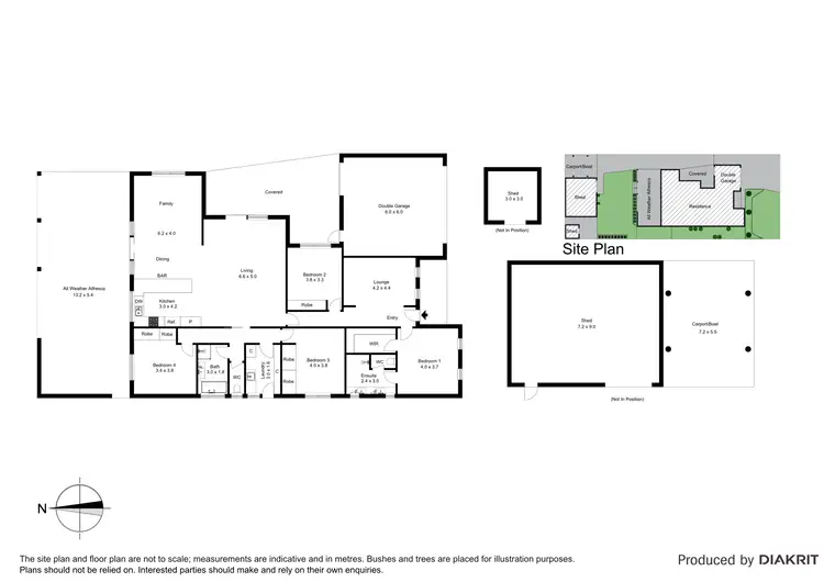 Floorplan of Homely house listing, 4 Matthew Circuit, Hastings VIC 3915