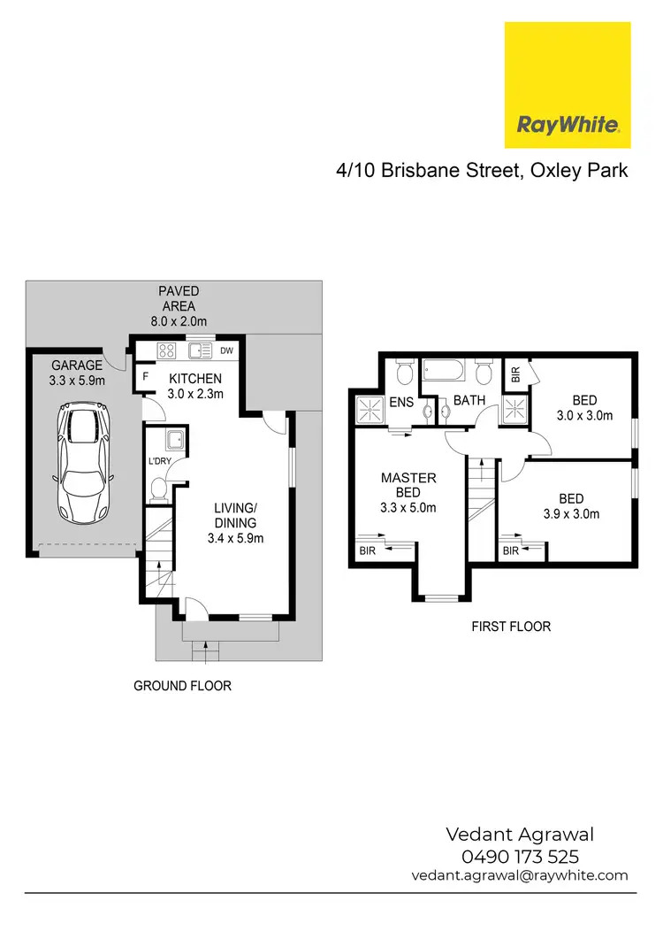 Floorplan of Homely townhouse listing, 4/10 Brisbane Street, Oxley Park NSW 2760