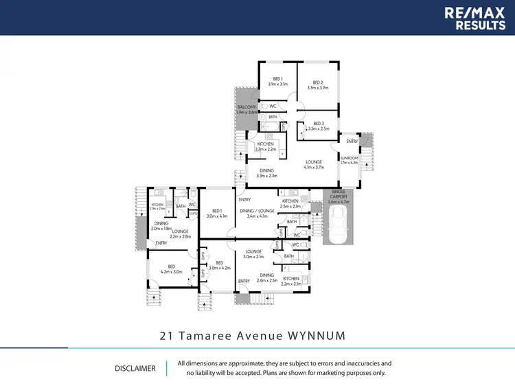 Floorplan of Homely house listing, 21 Tamaree Avenue, Wynnum QLD 4178