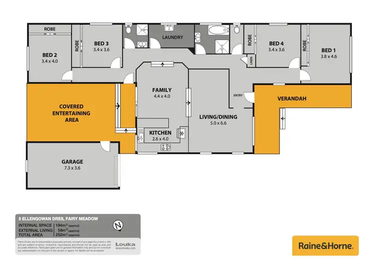 Floorplan of Homely house listing, 5 Ellengowan Crescent, Fairy Meadow NSW 2519