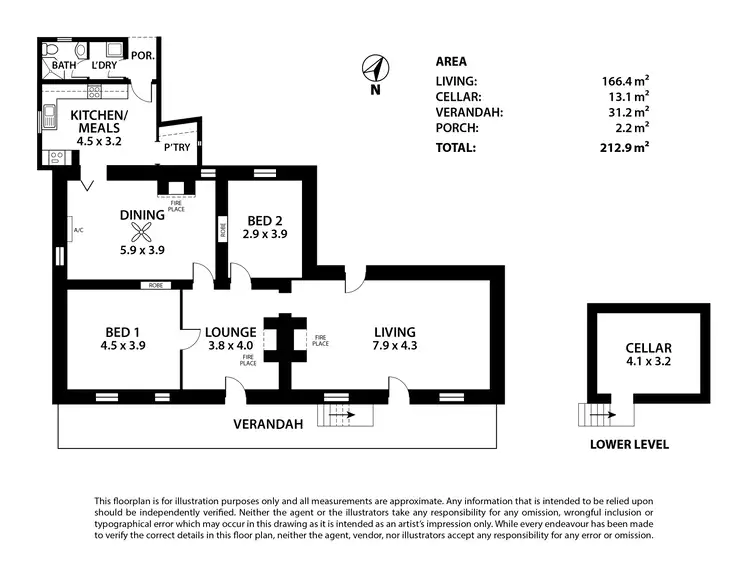 Floorplan of Homely house listing, 13 North Parade, Strathalbyn SA 5255