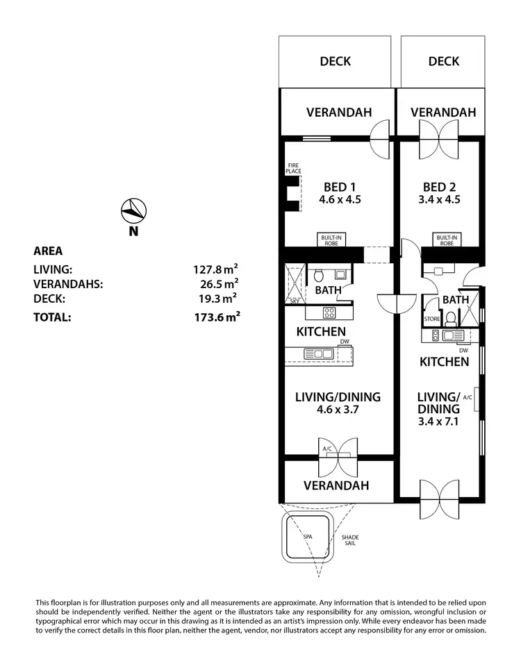 Floorplan of Homely house listing, 2/13 Sunter Street, Strathalbyn SA 5255
