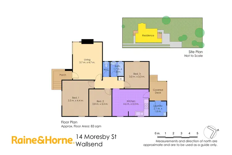 Floorplan of Homely house listing, 14 Moresby Street, Wallsend NSW 2287