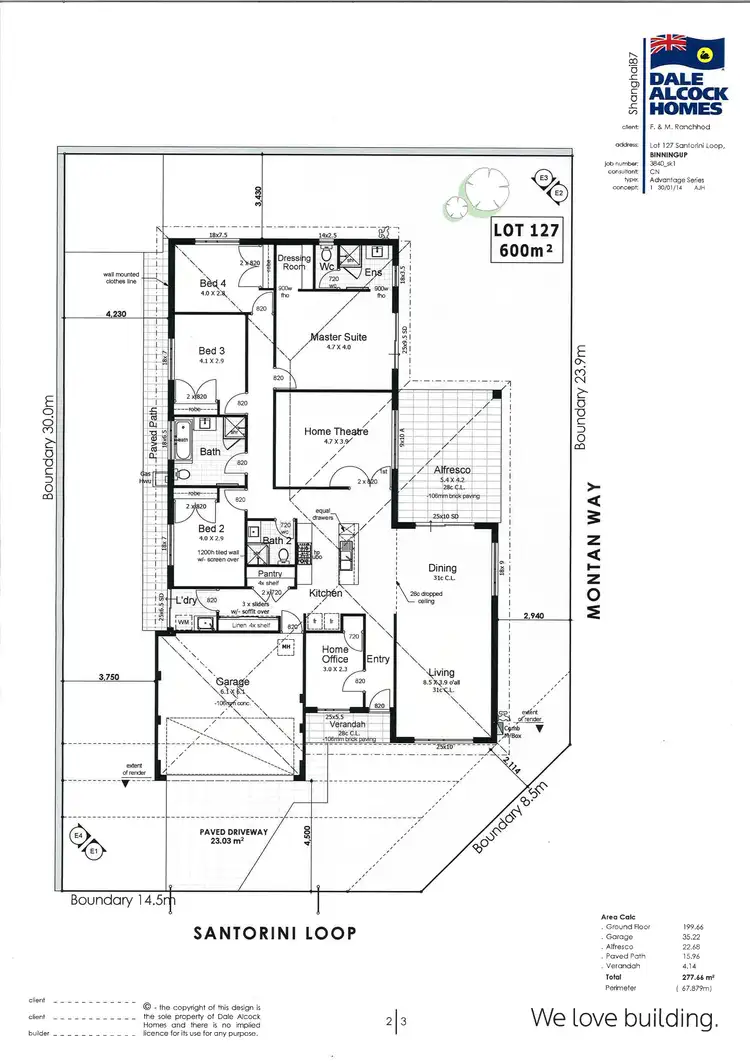 Floorplan of Homely house listing, 8 Santorini Loop, Binningup WA 6233