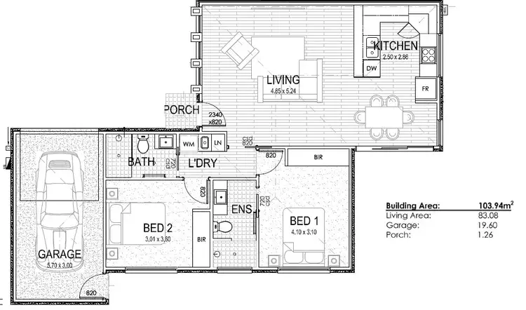 Floorplan of Homely house listing, Allotment 3&4/1 Letcher Road, Oaklands Park SA 5046