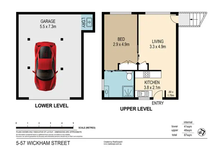 Floorplan of Homely unit listing, 5/57 Wickham Street, Morningside QLD 4170