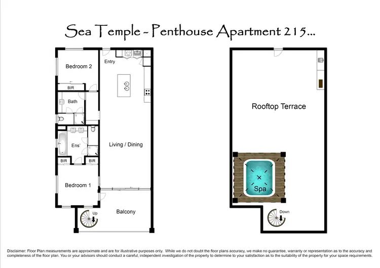 Floorplan of Homely unit listing, 215/22 Mitre Street (Sea Temple Resort), Port Douglas QLD 4877