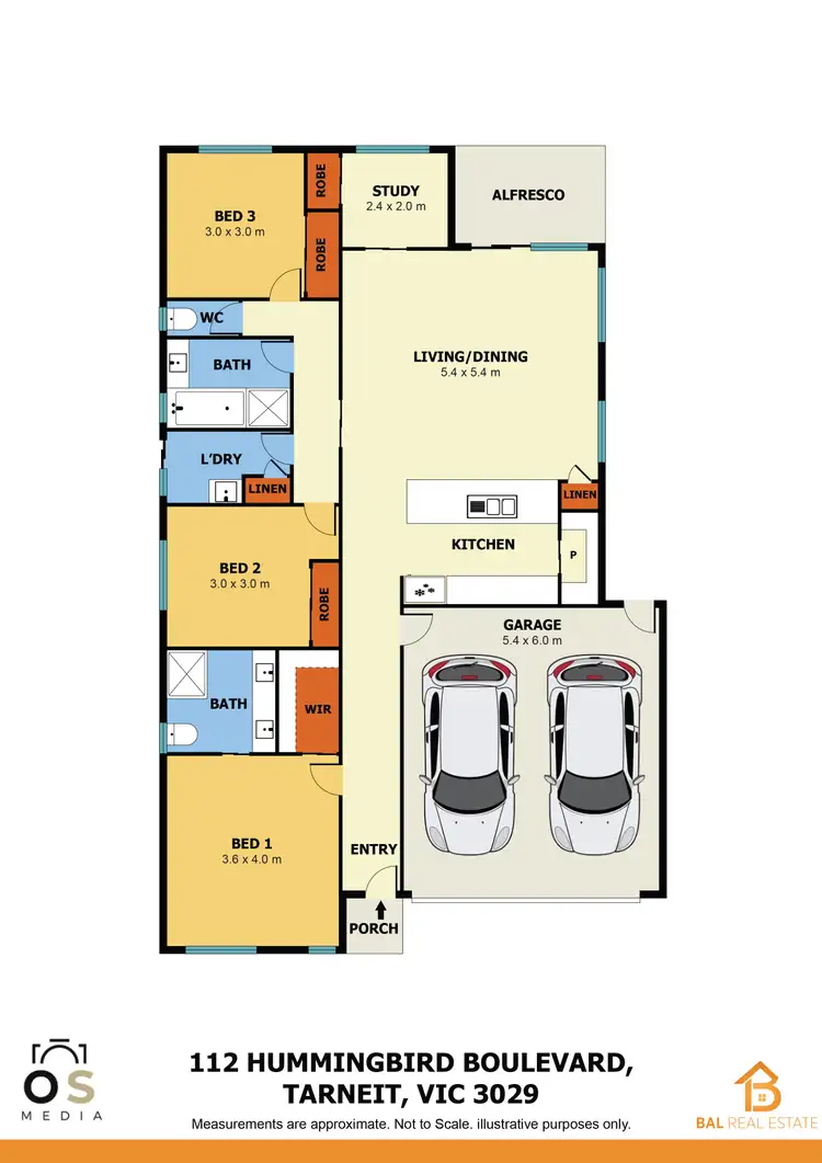 Floorplan of Homely house listing, 112 Hummingbird Blvd, Tarneit VIC 3029