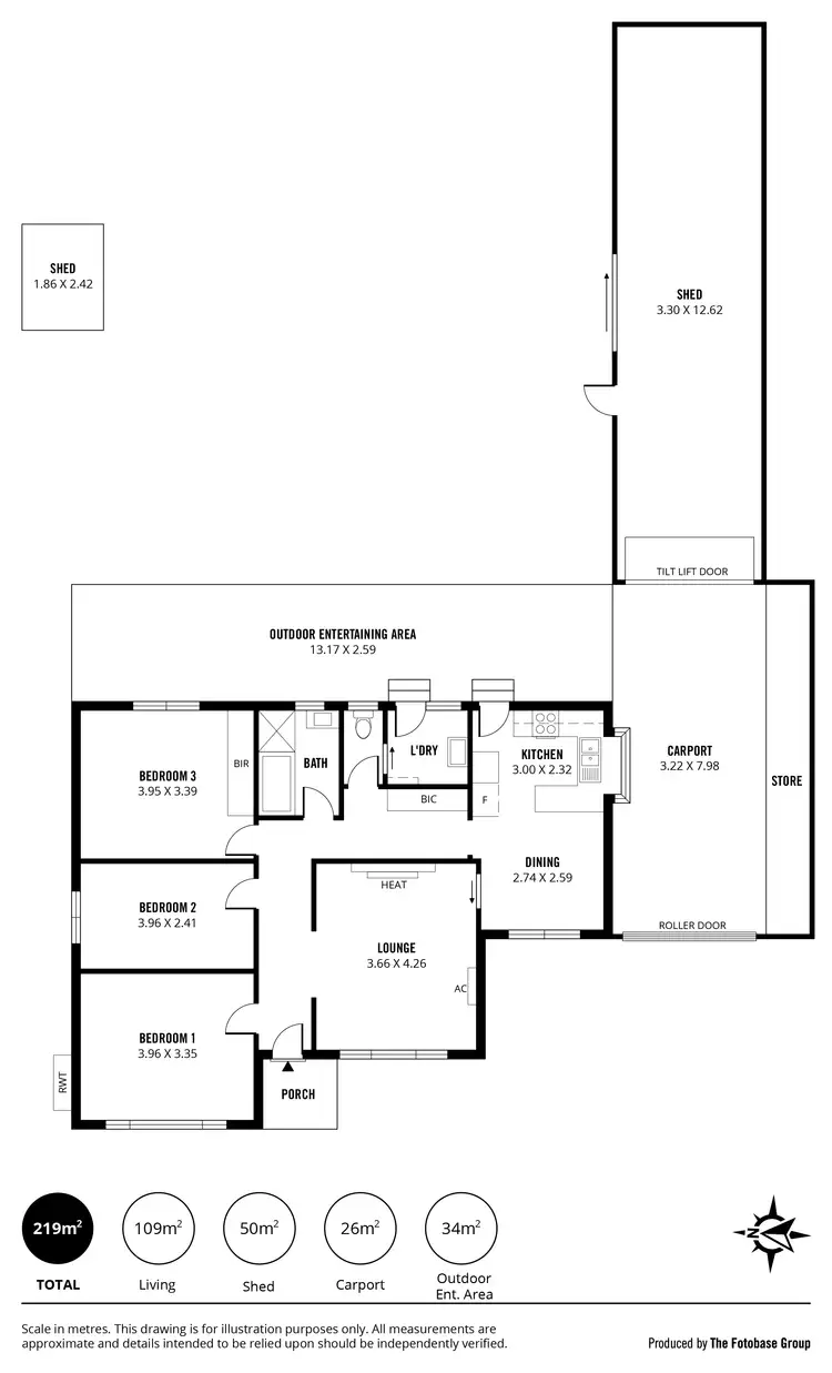 Floorplan of Homely house listing, 6 Bimbadene Road, Reynella SA 5161