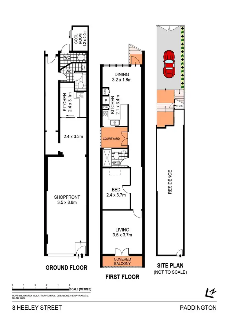 Floorplan of Homely house listing, 8 Heeley Street, Paddington NSW 2021