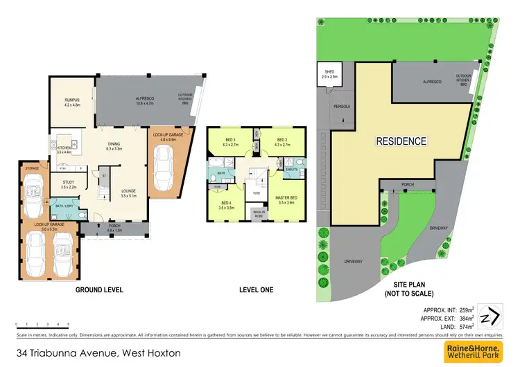 Floorplan of Homely house listing, 34 Triabunna Avenue, West Hoxton NSW 2171