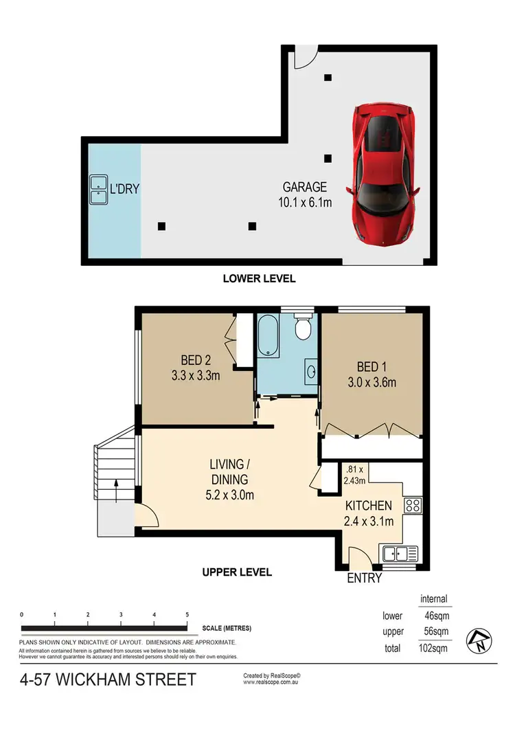 Floorplan of Homely unit listing, 4/57 Wickham Street, Morningside QLD 4170