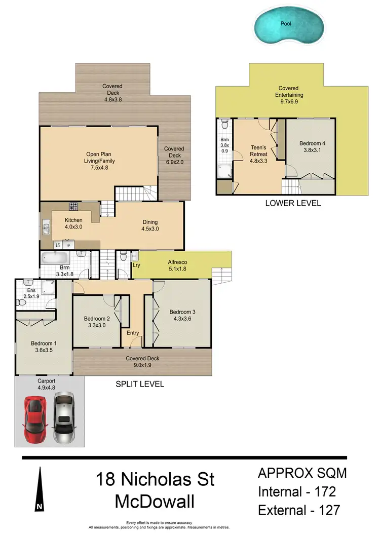 Floorplan of Homely house listing, 18 Nicholas Street, Mcdowall QLD 4053