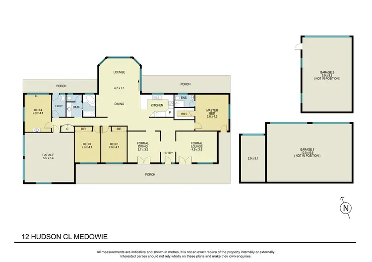 Floorplan of Homely house listing, 12 Hudson Close, Medowie NSW 2318