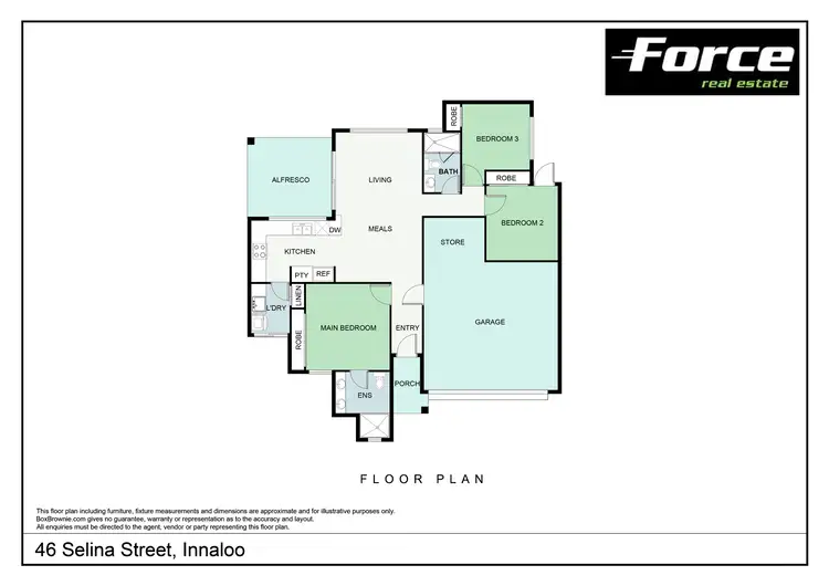 Floorplan of Homely villa listing, 46 Selina Street, Innaloo WA 6018