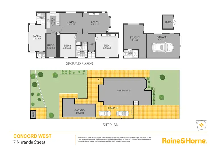 Floorplan of Homely house listing, 7 Nirranda Street, Concord West NSW 2138