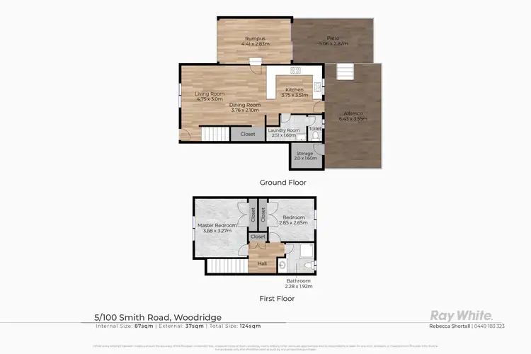 Floorplan of Homely townhouse listing, 5/100 Smith Road, Woodridge QLD 4114