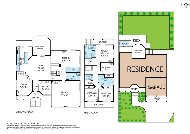 Floorplan of Homely house listing, 63 Morris Circuit, Thornlands QLD 4164