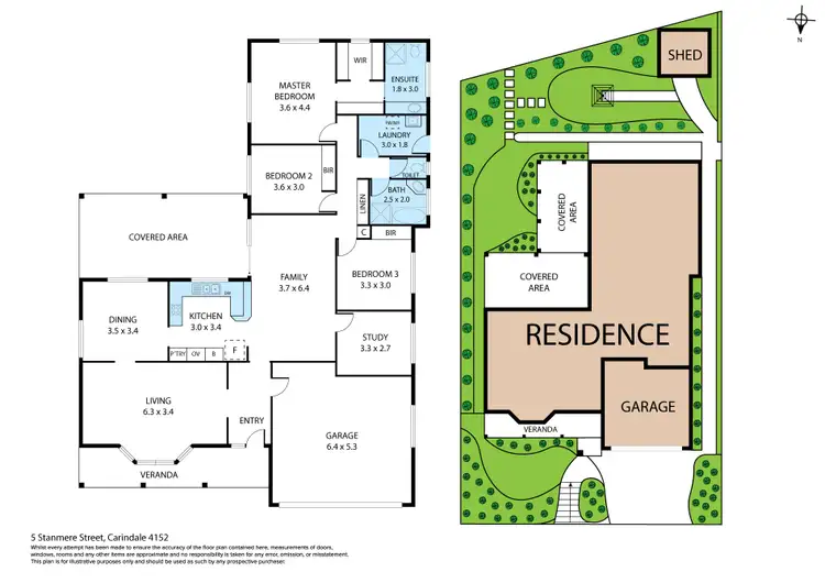 Floorplan of Homely house listing, 5 Stanmere Street, Carindale QLD 4152
