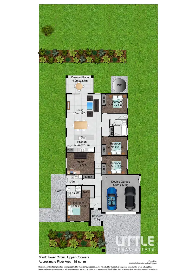 Floorplan of Homely house listing, 6 Wildflower Circuit, Upper Coomera QLD 4209
