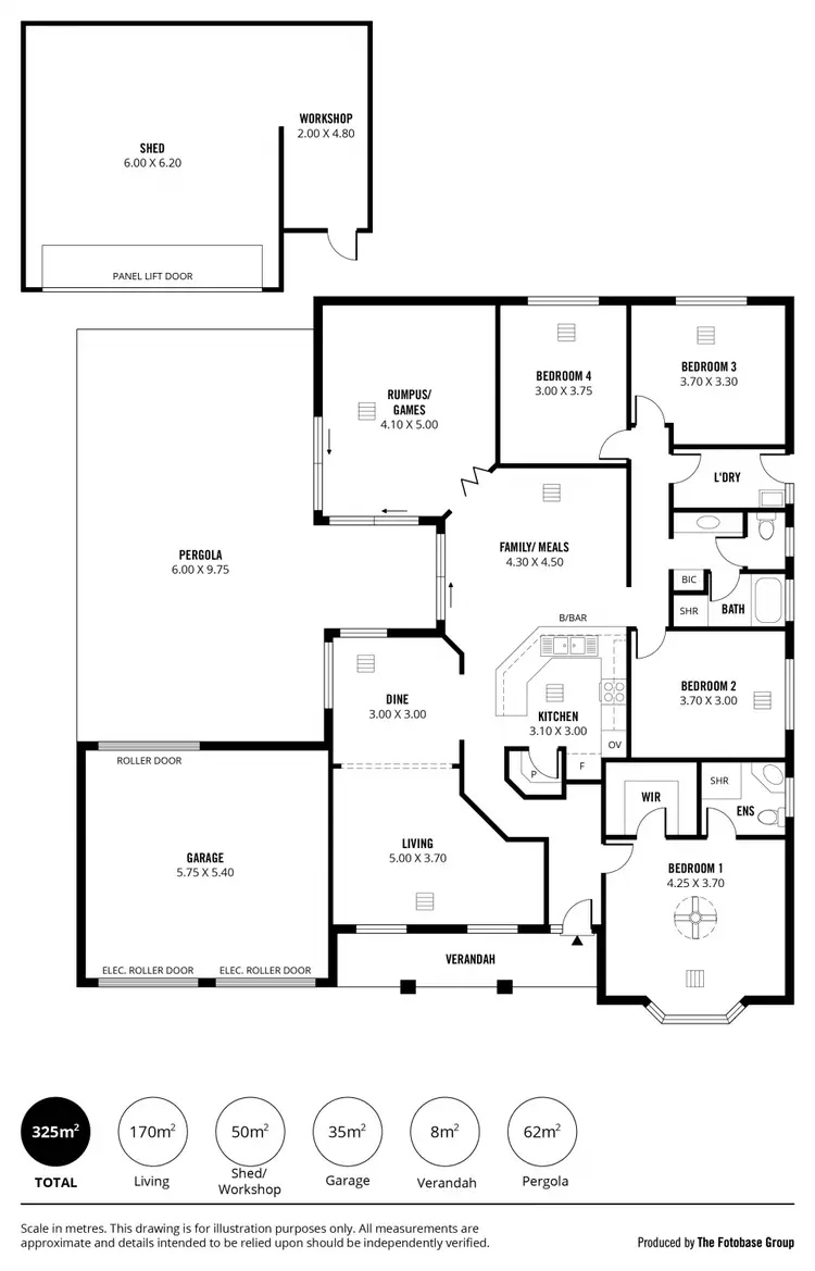 Floorplan of Homely house listing, 2 Morningside Drive, Woodcroft SA 5162