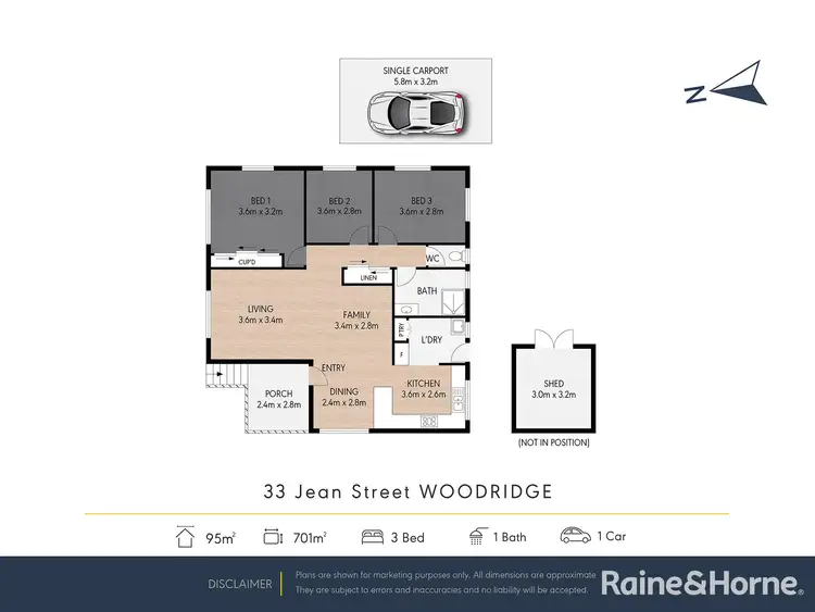 Floorplan of Homely house listing, 33 Jean Street, Woodridge QLD 4114