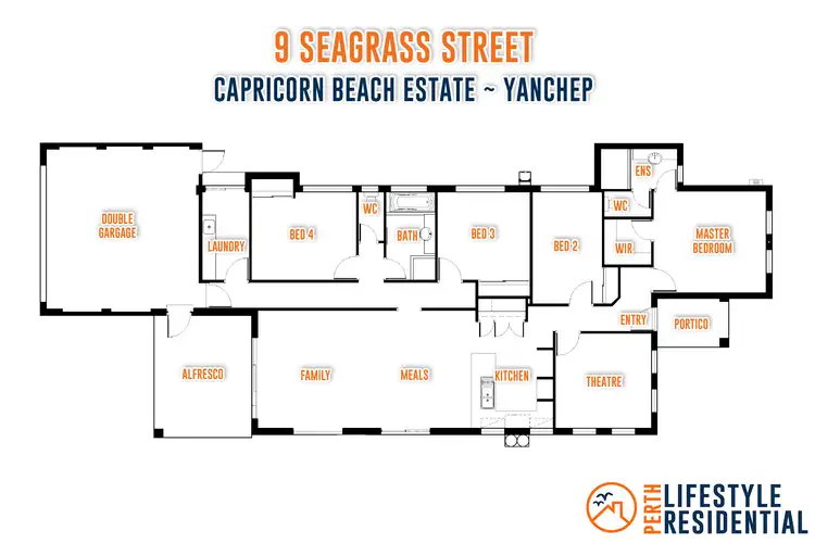 Floorplan of Homely house listing, 9 Seagrass Street, Yanchep WA 6035