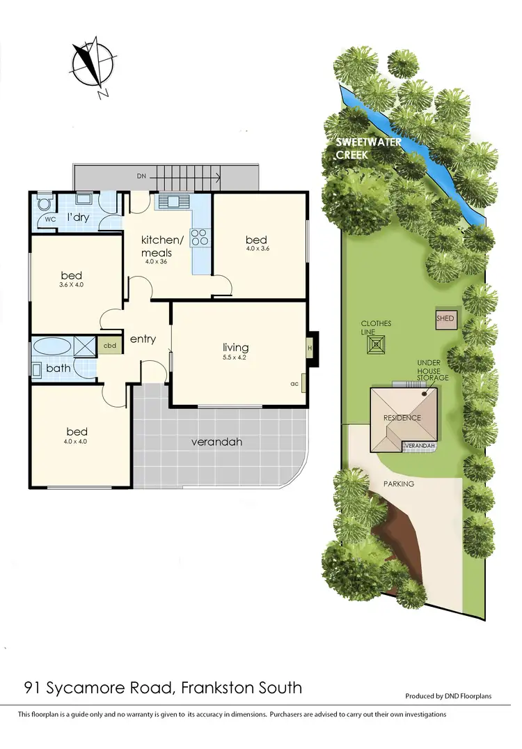 Floorplan of Homely house listing, 91 Sycamore Road, Frankston South VIC 3199