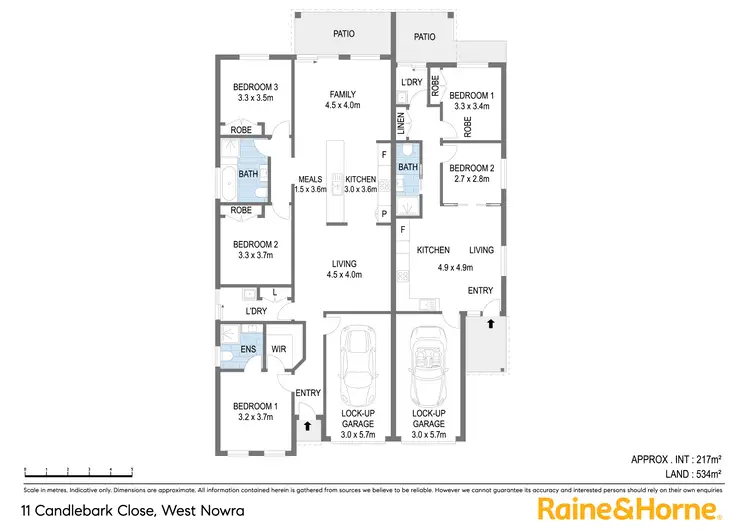 Floorplan of Homely house listing, 11 & 11a Candlebark Close, West Nowra NSW 2541