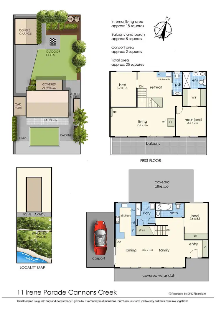 Floorplan of Homely house listing, 11 Irene Parade, Cannons Creek VIC 3977