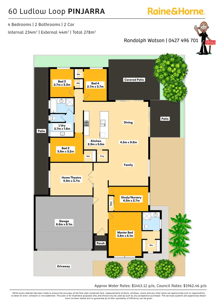 Floorplan of Homely house listing, 60 Ludlow Loop, Pinjarra WA 6208