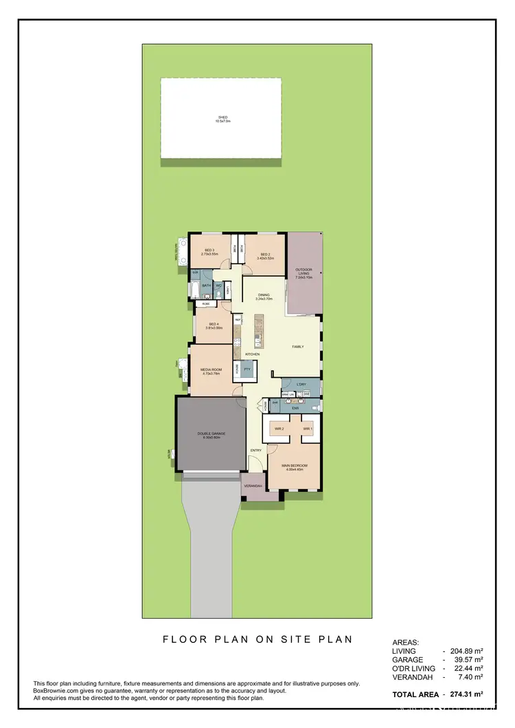 Floorplan of Homely house listing, 41 Royal Avenue, Medowie NSW 2318