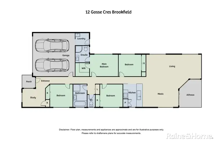 Floorplan of Homely house listing, 12 Gosse Crescent, Brookfield VIC 3338