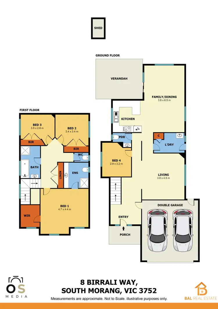 Floorplan of Homely house listing, 8 Birrali Way, South Morang VIC 3752