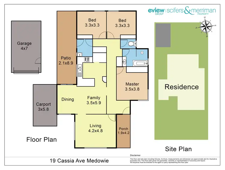 Floorplan of Homely house listing, 19 Cassias Avenue, Medowie NSW 2318