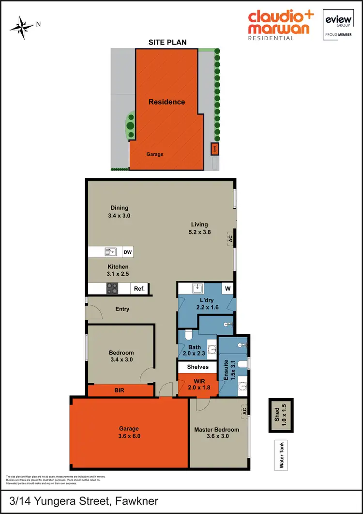 Floorplan of Homely unit listing, 3/14 Yungera Street, Fawkner VIC 3060