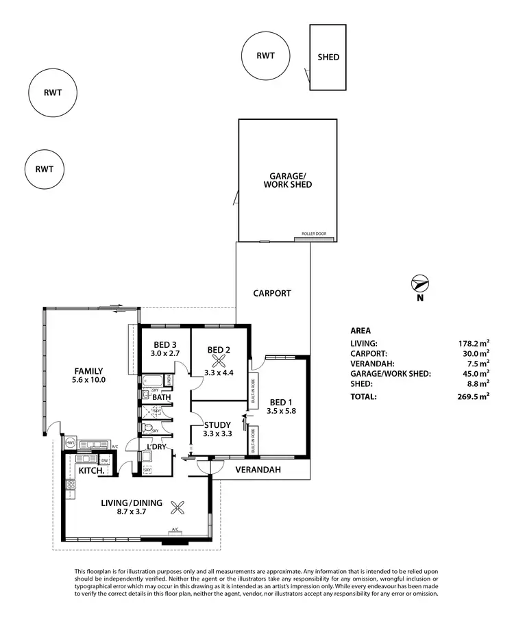 Floorplan of Homely house listing, 10 Albert Road, Mount Barker SA 5251