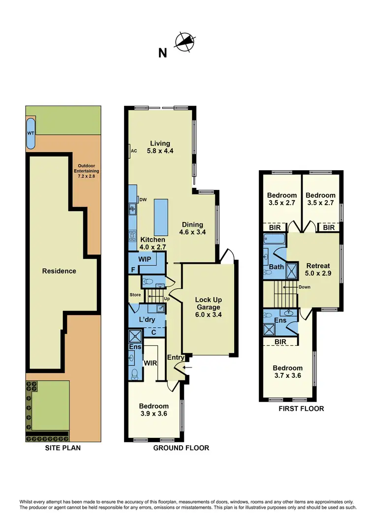 Floorplan of Homely house listing, 20 Brook Drive, Altona VIC 3018