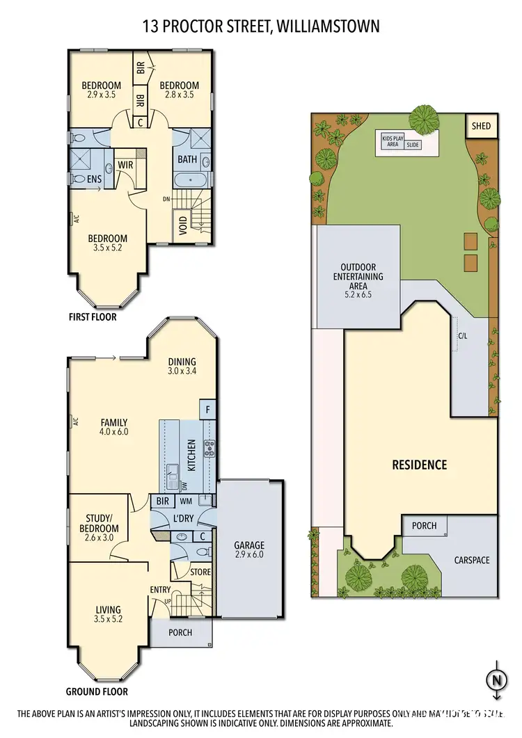 Floorplan of Homely house listing, 13 Proctor Street, Williamstown VIC 3016