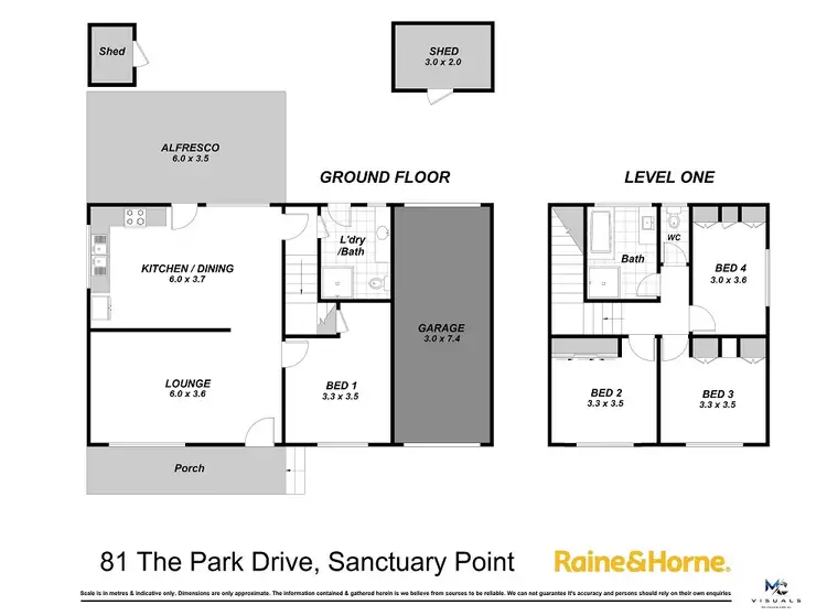 Floorplan of Homely house listing, 81 The Park Drive, Sanctuary Point NSW 2540