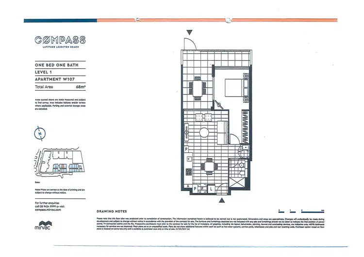 Floorplan of Homely apartment listing, 404/7 Cattalini Lane, North Fremantle WA 6159