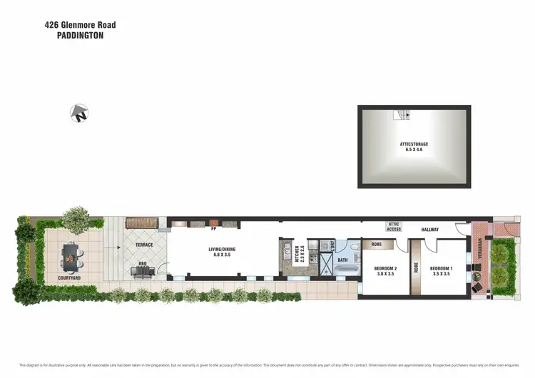 Floorplan of Homely house listing, 426 Glenmore Road, Edgecliff NSW 2027