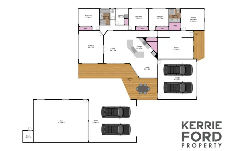 Floorplan of Homely house listing, 7 Armagh Court, Traralgon VIC 3844