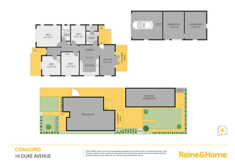 Floorplan of Homely house listing, 16 Duke Avenue, Concord NSW 2137