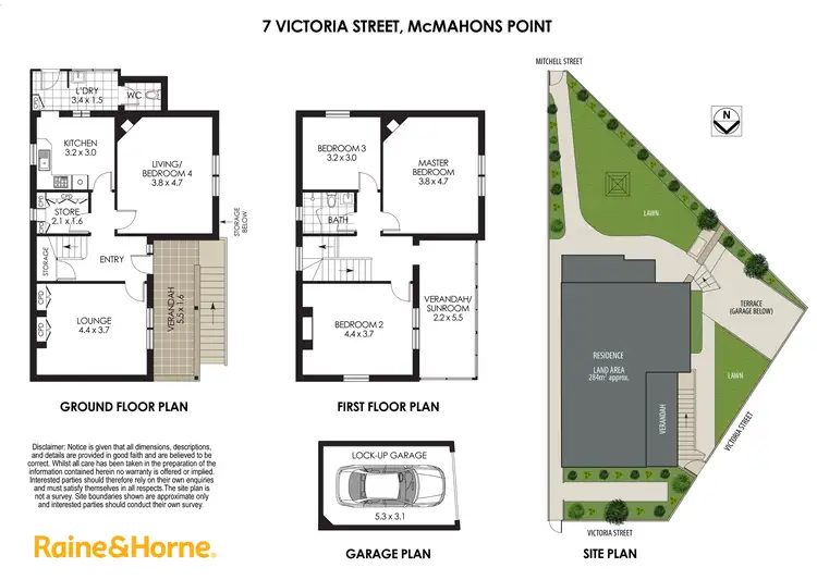 Floorplan of Homely house listing, 7 Victoria Street, Mcmahons Point NSW 2060