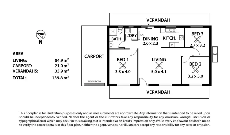 Floorplan of Homely house listing, 2/6 Laurel Court, Strathalbyn SA 5255