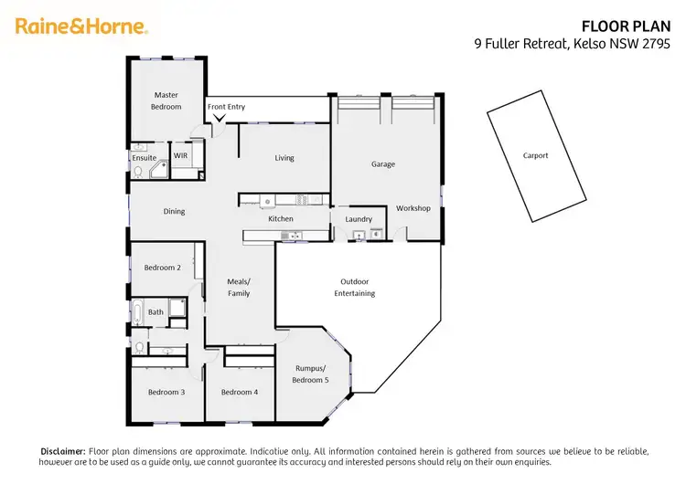 Floorplan of Homely house listing, 9 Fuller Retreat, Kelso NSW 2795